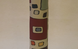 Slab built coloured porcelain - Lavorazione a strati di porcellane colorate 35 cm Sara Kirschen