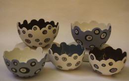 Slip casting coloured porcelain - lavorazione a colaggio di porcellana colorata Sara Kirschen